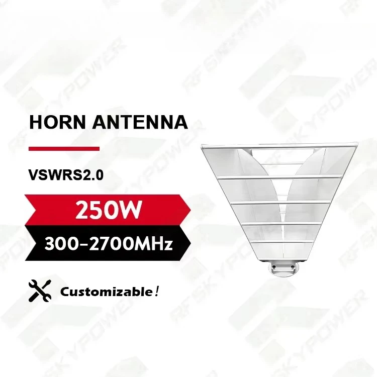 Professional 300MHz-2700MHz dual corrugated waveguide horn antenna 16dBi 250w high gain for wireless network optimization
Professional 300MHz-2700MHz dual corrugated waveguide horn antenna 16dBi 250w high gain for wireless network optimization