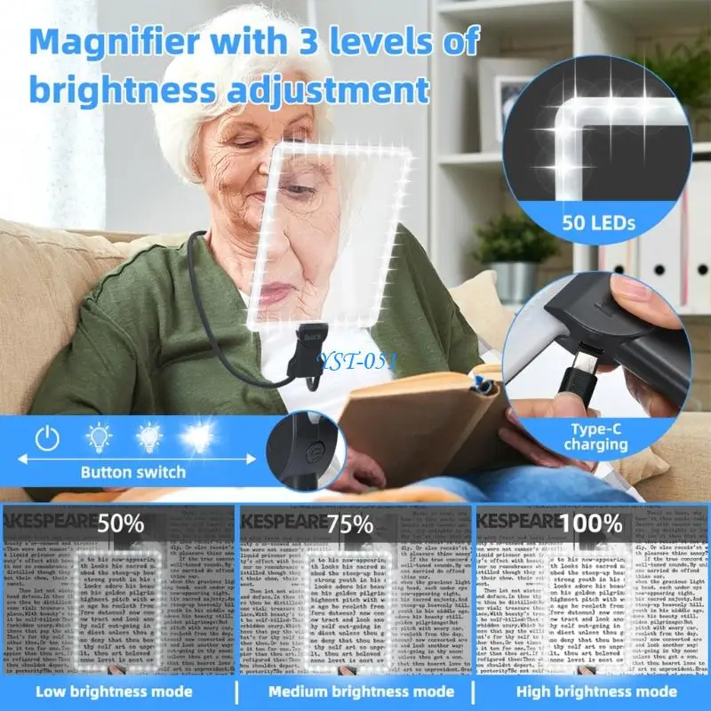 E15A 3 in 1 Flexible Angled Magnifier Handheld Neck Desktop for Precise Observation
E15A 3 in 1 Flexible Angled Magnifier Handheld Neck Desktop for Precise Observation