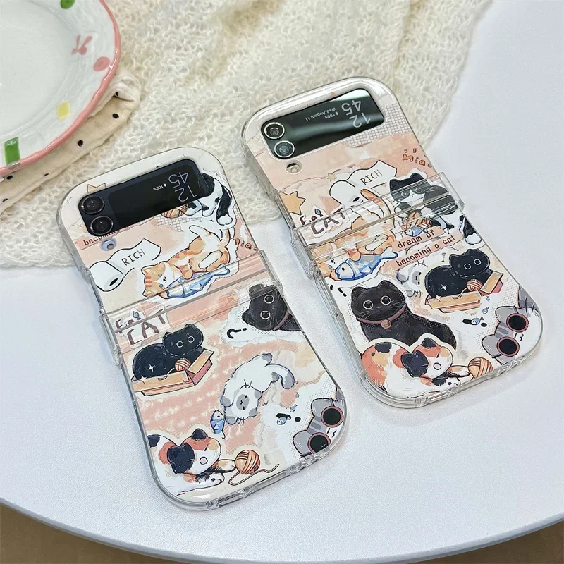 Чехол-браслет с мультяшным черным котом для Samsung Galaxy Z Flip 6 5 4 3 ZFlip6 Z Flip6 ZFlip 6 Противоударный чехол
Чехол-браслет с мультяшным черным котом для Samsung Galaxy Z Flip 6 5 4 3 ZFlip6 Z Flip6 ZFlip 6 Противоударный чехол