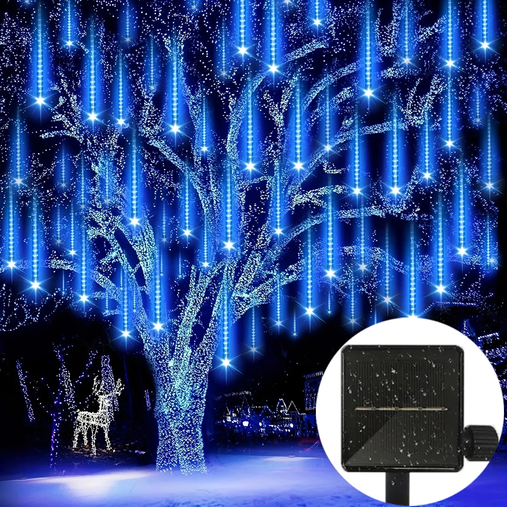 Solar LED Meteor Shower Lights, Outdoor Garden Light Strings, Highly Suitable for Gardens, Weddings, Parties and Festival Lighti
Solar LED Meteor Shower Lights, Outdoor Garden Light Strings, Highly Suitable for Gardens, Weddings, Parties and Festival Lighti