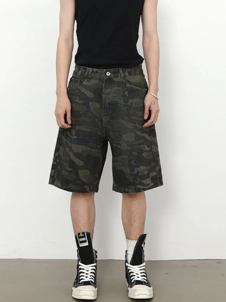 Summer Men's Camouflage Denim Shorts American Casual Fashion Washed Retro Simple Male Knee-Length Straight Leg Jeans
Summer Men's Camouflage Denim Shorts American Casual Fashion Washed Retro Simple Male Knee-Length Straight Leg Jeans