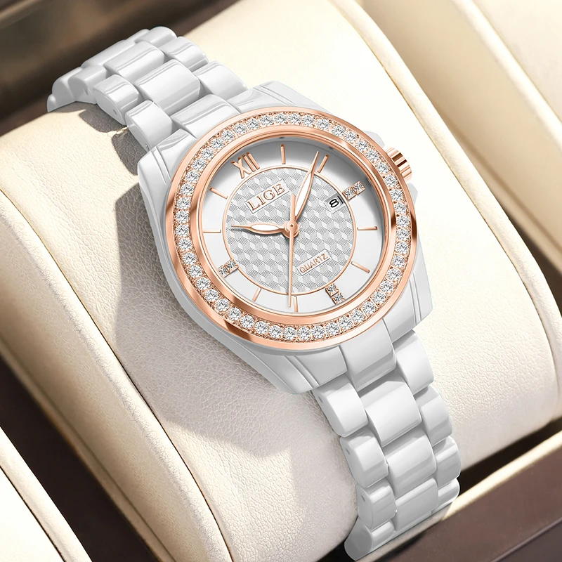 LIGE Ladies Luminous Watches Casual Sports Waterproof Calendar Quartz Wrist Watch For Women Simple Elegant Bracelet Watch Women
LIGE Ladies Luminous Watches Casual Sports Waterproof Calendar Quartz Wrist Watch For Women Simple Elegant Bracelet Watch Women