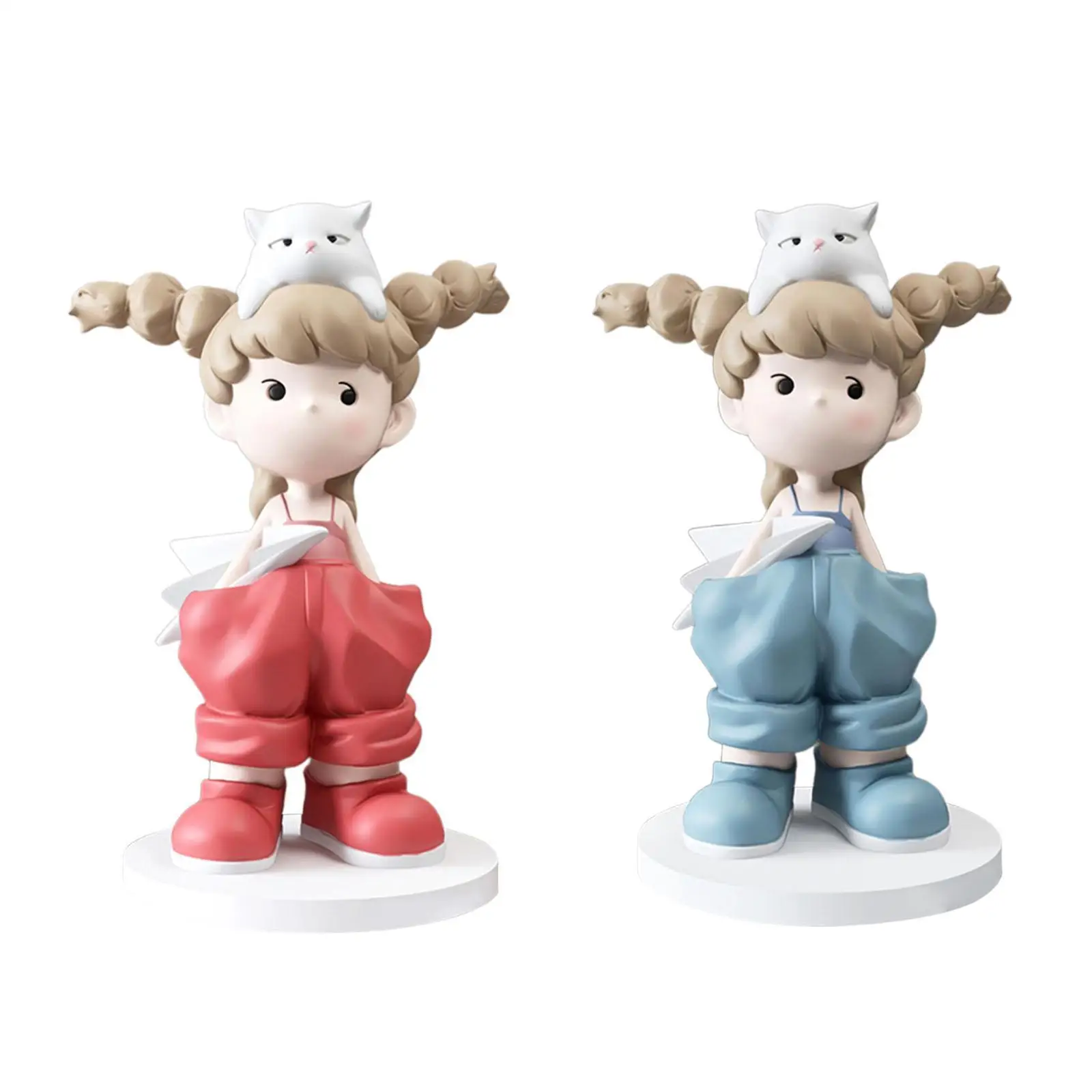 Girl Statue Resin Figurine Girl Sculpture Ornament for Bedroom Cabinet Fireplace Desktop
Girl Statue Resin Figurine Girl Sculpture Ornament for Bedroom Cabinet Fireplace Desktop