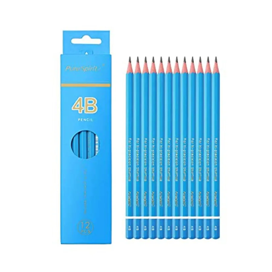 Sketch Pencils for Drawing 4B, 12pcs Professional Art Drawing Pencils for Shading, Sketching and Doodling Graphite Pencil for A
Sketch Pencils for Drawing 4B, 12pcs Professional Art Drawing Pencils for Shading, Sketching and Doodling Graphite Pencil for A