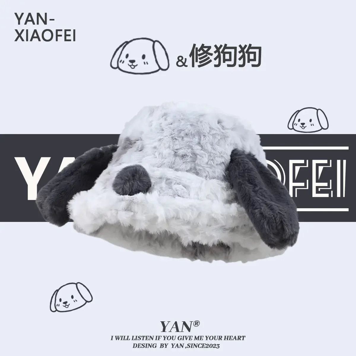Sweet Hot Girl Furry Cute Dog Ears Bucket Hats Women's Autumn and Winter Warm Flat Top Bucket Hats Fashion Female Hats & Caps
Sweet Hot Girl Furry Cute Dog Ears Bucket Hats Women's Autumn and Winter Warm Flat Top Bucket Hats Fashion Female Hats & Caps
