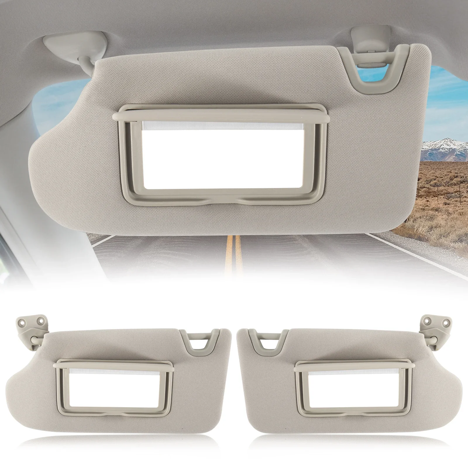 Pop Car Sun Visor Fit For Nissan Altima 2013-2018 With Vanity Mirror Cover Plate For Blocking Sunlight 96401-3TA2A 96400-3TA2A
Pop Car Sun Visor Fit For Nissan Altima 2013-2018 With Vanity Mirror Cover Plate For Blocking Sunlight 96401-3TA2A 96400-3TA2A