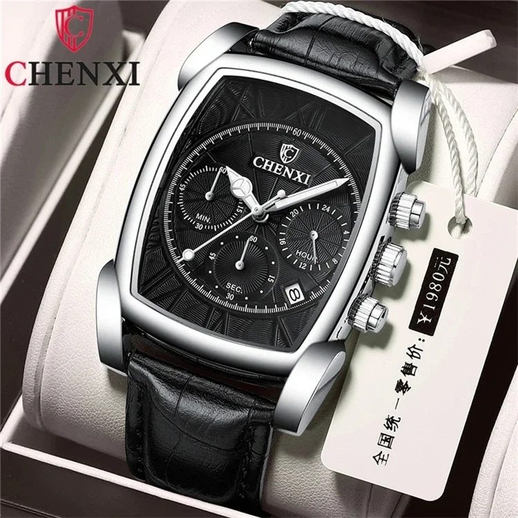 CHENXI 909, лучший бренд, роскошные деловые спортивные мужские часы из натуральной кожи, новые мужские наручные часы, деловой хронограф, мужские часы в стиле милитари
CHENXI 909, лучший бренд, роскошные деловые спортивные мужские часы из натуральной кожи, новые мужские наручные часы, деловой хронограф, мужские часы в стиле милитари