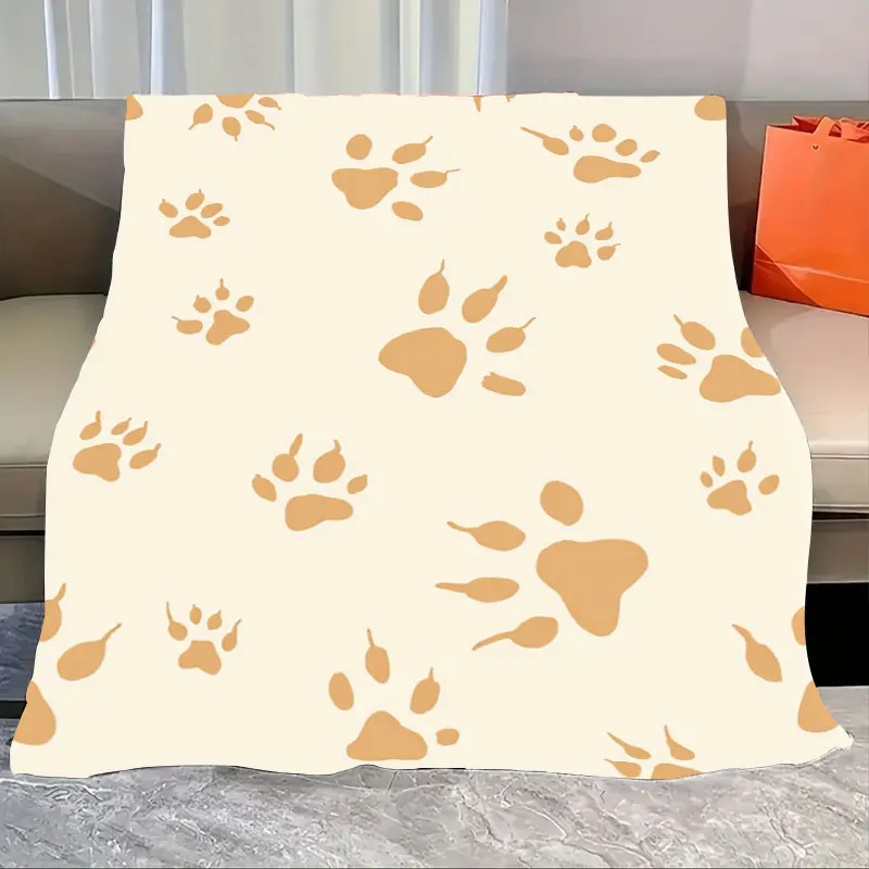 1pc Flannel Blanket Paw Print Fleece Blanket - Soft Cozy Pet Themed Throw for Couch or Bed
1pc Flannel Blanket Paw Print Fleece Blanket - Soft Cozy Pet Themed Throw for Couch or Bed