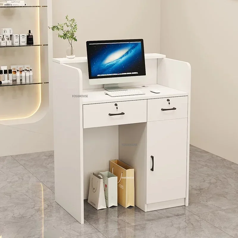 Restaurant Cashier Small Counter Modern Minimalist Reception Desk Simple Bar Table Beauty Salon Barber Shop Nail Shop Front Desk
Restaurant Cashier Small Counter Modern Minimalist Reception Desk Simple Bar Table Beauty Salon Barber Shop Nail Shop Front Desk