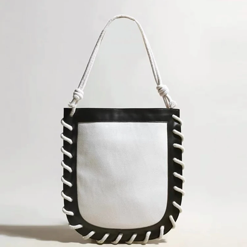 Top layer cowhide canvas woven tote bag 2025 new niche design women large capacity fashion vintage one-shoulder crossbody bag
Top layer cowhide canvas woven tote bag 2025 new niche design women large capacity fashion vintage one-shoulder crossbody bag