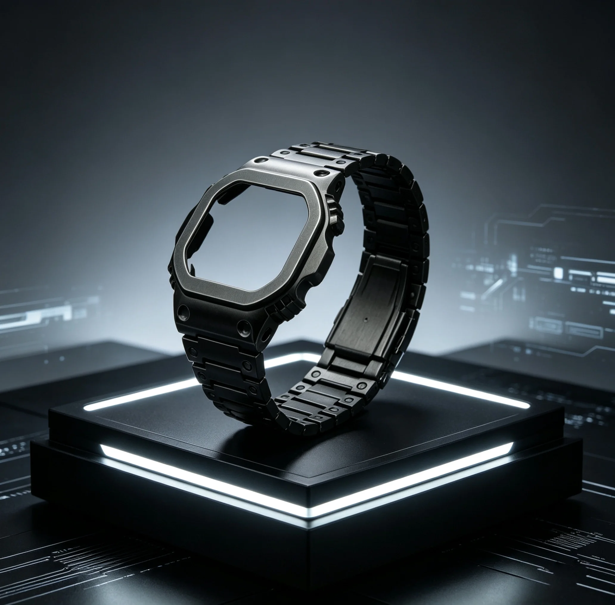Retro Matte Black Titanium Alloy Stainless Steel Customization Kit for Casio GW-M5610 GWB-5600 GMW-B5000 Watch Band Accessories
Retro Matte Black Titanium Alloy Stainless Steel Customization Kit for Casio GW-M5610 GWB-5600 GMW-B5000 Watch Band Accessories
