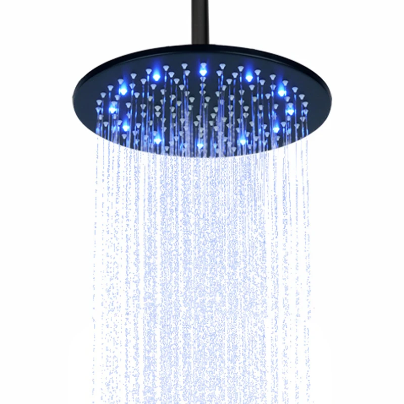 Qlonn 10 Inch Matte Black Round LED Rain Shower Head Hydropower Detachable Washable Large Rainfall Shower Head For Bathroom
Qlonn 10 Inch Matte Black Round LED Rain Shower Head Hydropower Detachable Washable Large Rainfall Shower Head For Bathroom