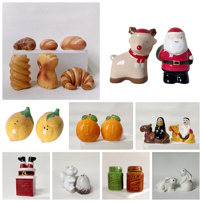 Ceramic Kitchen Supplies, Cute Animals, Christmas Seasoning Bottles, Salt Jars, Pepper Jars, Variety of Options
Ceramic Kitchen Supplies, Cute Animals, Christmas Seasoning Bottles, Salt Jars, Pepper Jars, Variety of Options