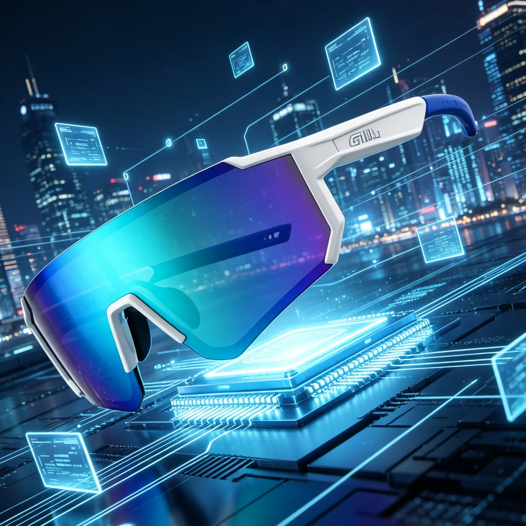 Wireless Bluetooth AI Smart Glasses Hands Free Calling Music Play Outdoor Cycling Sports Eyewear Headphones
Wireless Bluetooth AI Smart Glasses Hands Free Calling Music Play Outdoor Cycling Sports Eyewear Headphones