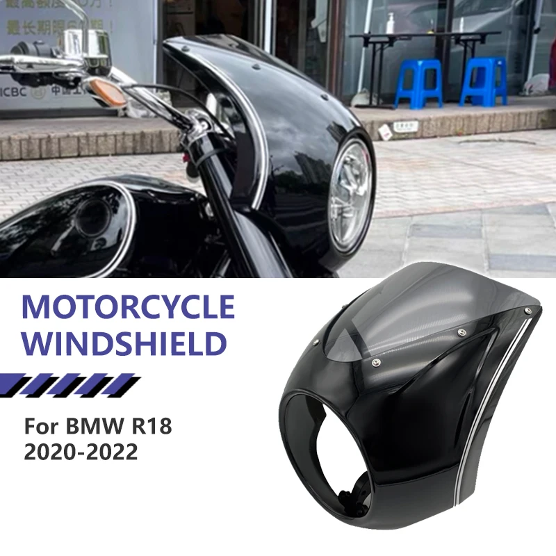 Customized For BMW R18 R 18 2020 2021 2022 Motorcycle Round Headlight Windscreen Cover ABS Plastic Screen Fairing Windshield
Customized For BMW R18 R 18 2020 2021 2022 Motorcycle Round Headlight Windscreen Cover ABS Plastic Screen Fairing Windshield
