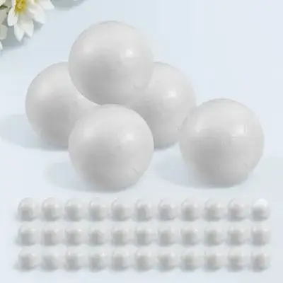 50pcs Foam Craft Balls 6Cm White Polystyrene Solid Spheres For Diy Wedding Christmas Party Decorations Molecular Models
50pcs Foam Craft Balls 6Cm White Polystyrene Solid Spheres For Diy Wedding Christmas Party Decorations Molecular Models