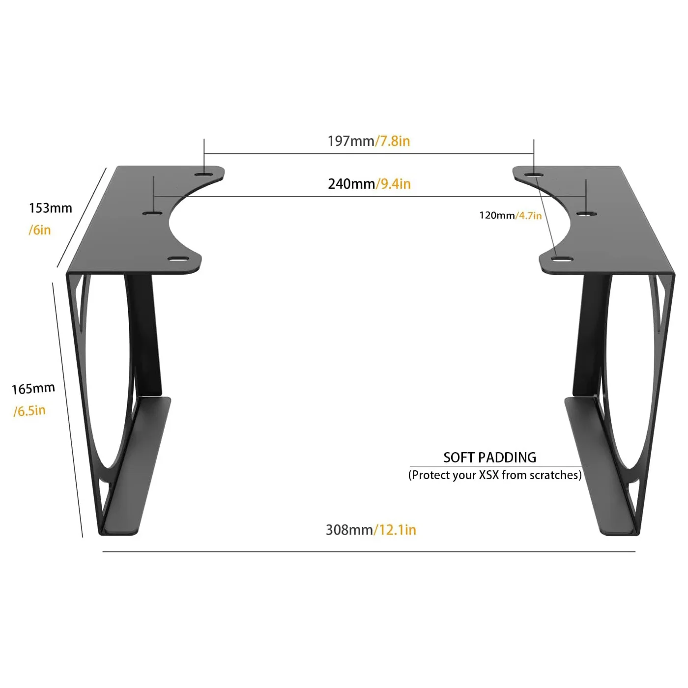 Under Desk Mount for Xbox Series X Heavy Duty Metal Hidden Bracket Under Desk Saves Space with Cooling Design and Soft Padding
Under Desk Mount for Xbox Series X Heavy Duty Metal Hidden Bracket Under Desk Saves Space with Cooling Design and Soft Padding