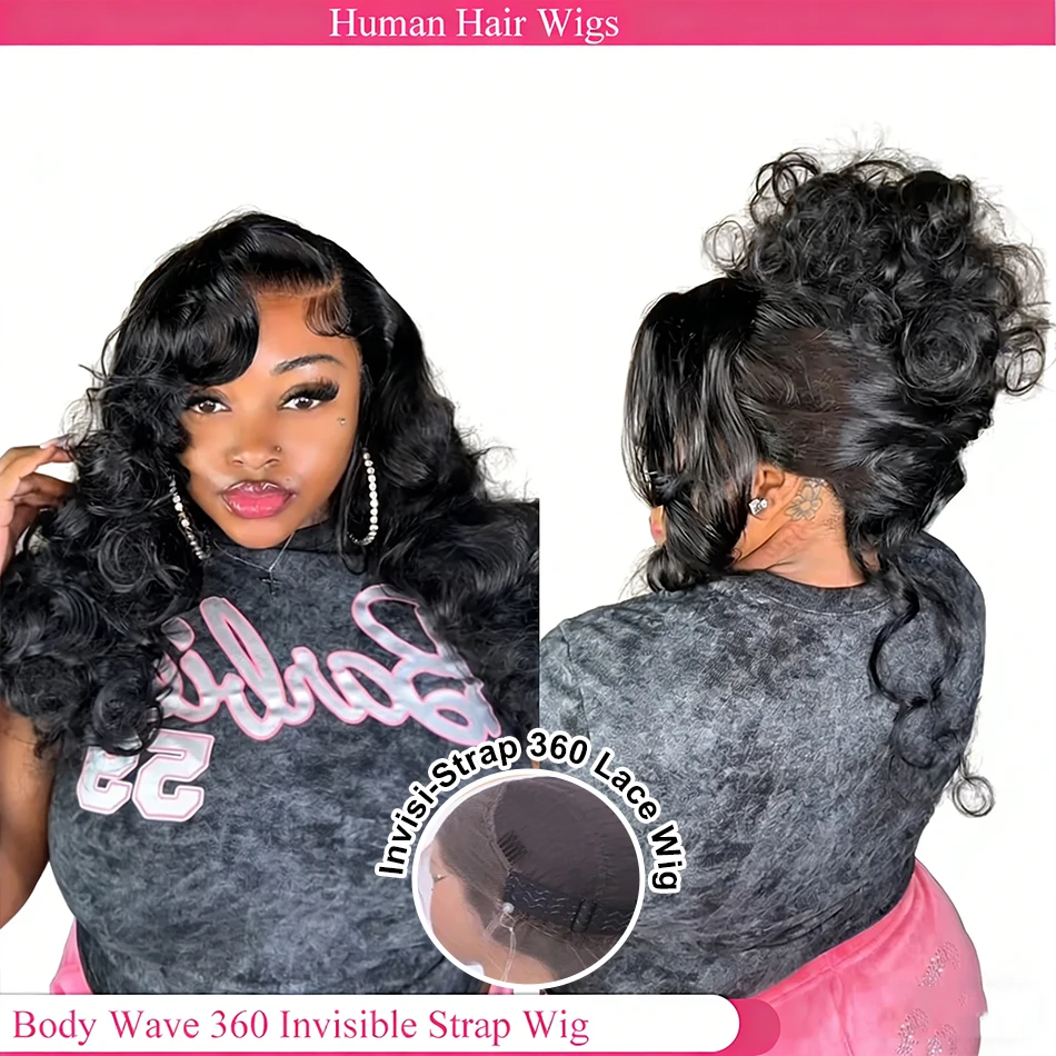 Body Wave Invisible Starp HD 360 Lace Front Wig Human Hair Wig With Drawstring 250 Density Pre Cut 360 Full Lace Glueless Wig
Body Wave Invisible Starp HD 360 Lace Front Wig Human Hair Wig With Drawstring 250 Density Pre Cut 360 Full Lace Glueless Wig