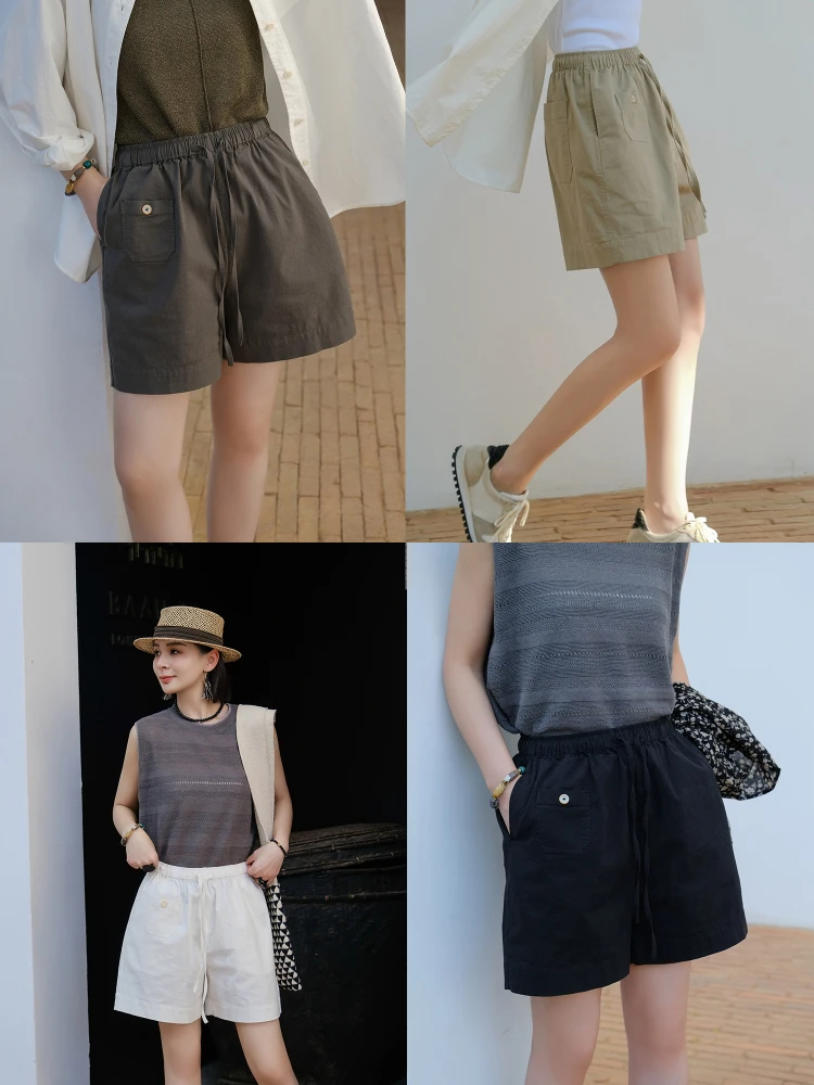 Mallin Original Design Multi-Color Sand-Waed Elastic Waist Dstring Slimming Cotton orts Casual Straight Leg Trousers
Mallin Original Design Multi-Color Sand-Waed Elastic Waist Dstring Slimming Cotton orts Casual Straight Leg Trousers