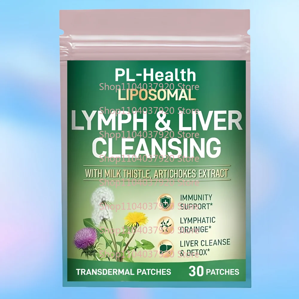 30 Patches Liposomal Lymphatic Drainage Transdermal Patches with Milk Thistle Supports Liver Cleanse, Detox & Repair
30 Patches Liposomal Lymphatic Drainage Transdermal Patches with Milk Thistle Supports Liver Cleanse, Detox & Repair