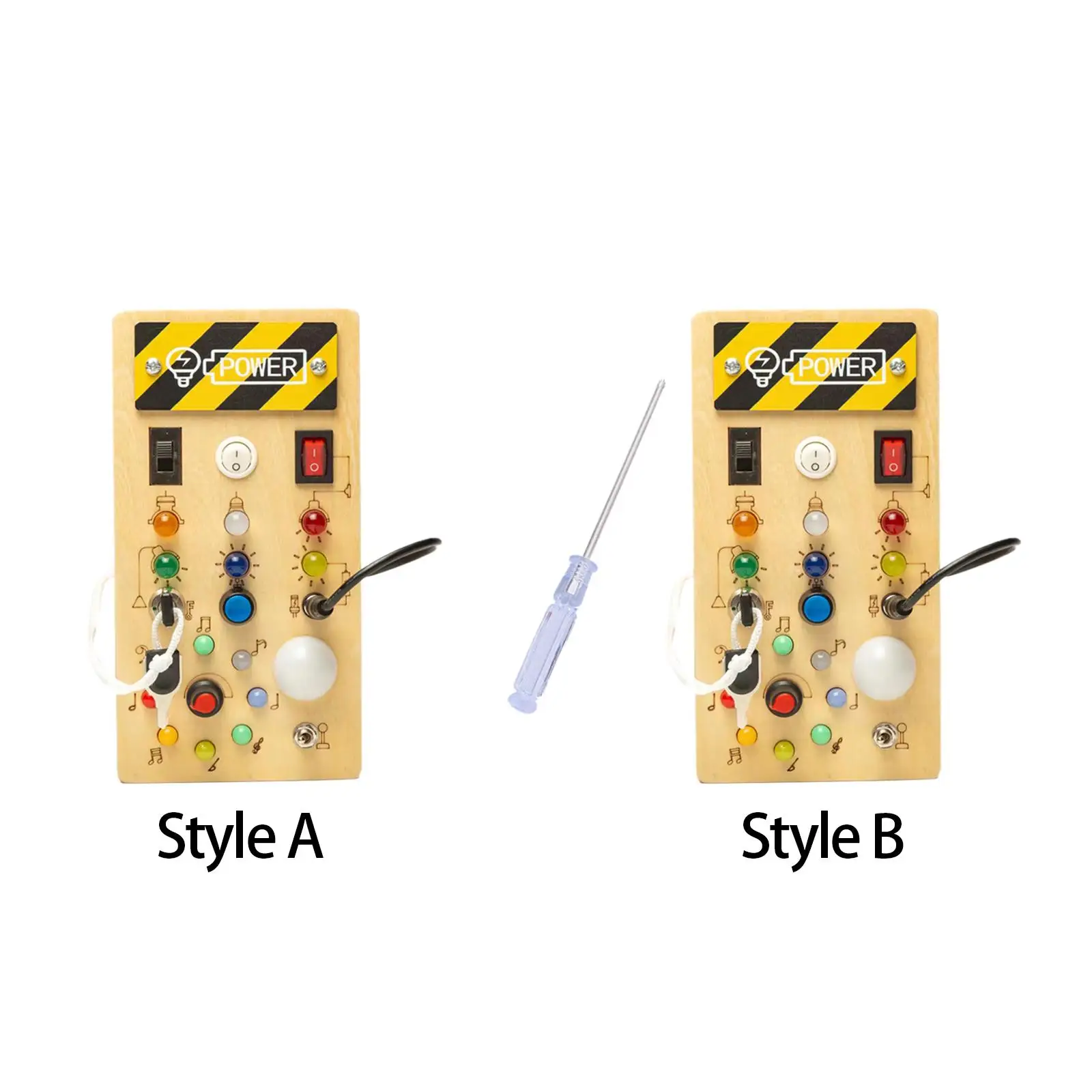 Wooden Busy Board with Light ,Montessori Toy, Switch Board,Sensory Board for 2 3
Wooden Busy Board with Light ,Montessori Toy, Switch Board,Sensory Board for 2 3