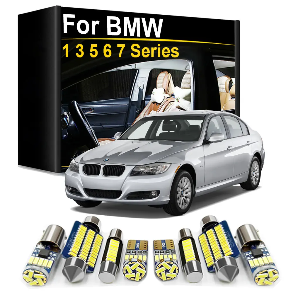 Светодиодные внутренние фонари для BMW E87 E81 F20 E36 E46 E90 E91 E92 E93 E39 E60 E61 F10 F11 E63 F12 F06 E65 E66 1 3 5 6 7 Series Canbus
Светодиодные внутренние фонари для BMW E87 E81 F20 E36 E46 E90 E91 E92 E93 E39 E60 E61 F10 F11 E63 F12 F06 E65 E66 1 3 5 6 7 Series Canbus