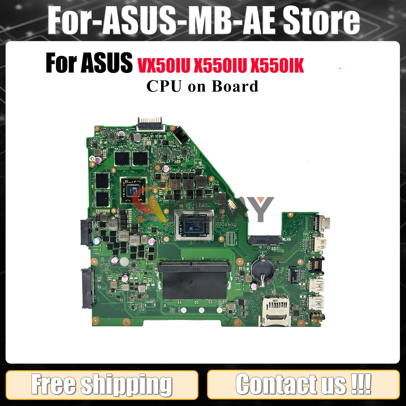 X550IK Laptop Motherboard For ASUS VivoBook X550I X550IK X550IU VX50IU Notebook Mainboard With CPU 100% tests OK fast ship stk
X550IK Laptop Motherboard For ASUS VivoBook X550I X550IK X550IU VX50IU Notebook Mainboard With CPU 100% tests OK fast ship stk