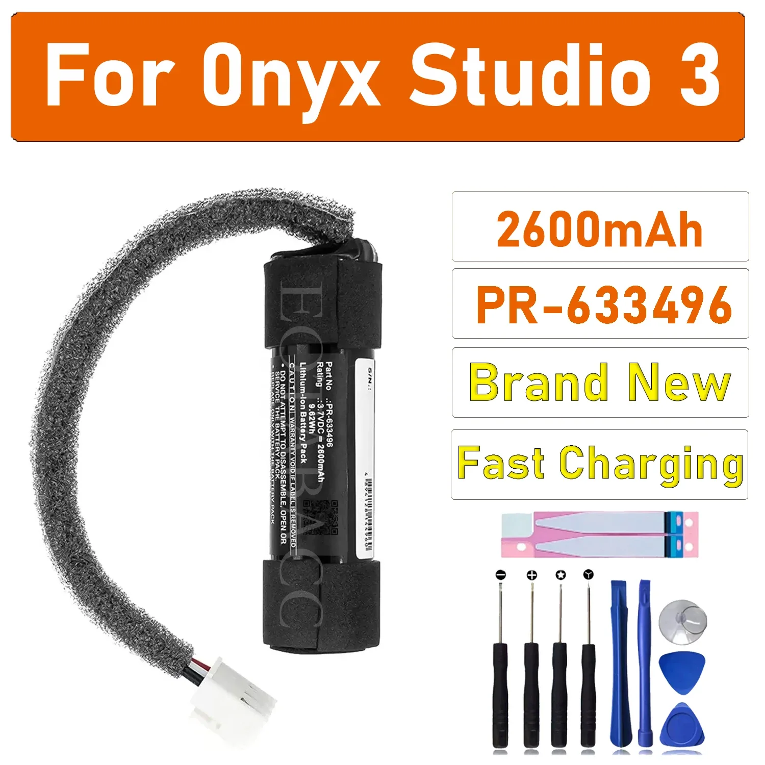 100% New high capacity Battery PR-633496 5000mAh For 0nyx Studio 3 Mobile Phone Batteries
100% New high capacity Battery PR-633496 5000mAh For 0nyx Studio 3 Mobile Phone Batteries