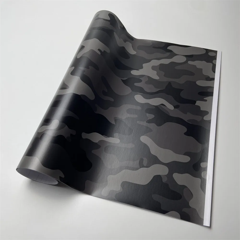 Stealth Black Camouflage Vinyl Wrap Film for Self Adhesive Camo Pattern Car Body Motorcycle Wrapping Sheet DIY Sticker
Stealth Black Camouflage Vinyl Wrap Film for Self Adhesive Camo Pattern Car Body Motorcycle Wrapping Sheet DIY Sticker