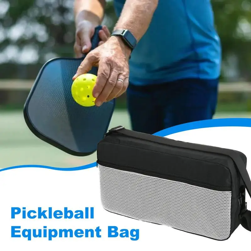 Pickleball Sling Bag Racquetball Bag Balls Storage Smooth Zipper Mesh Pocket Sports Gym Paddle Case For Men Women Adjustable
Pickleball Sling Bag Racquetball Bag Balls Storage Smooth Zipper Mesh Pocket Sports Gym Paddle Case For Men Women Adjustable
