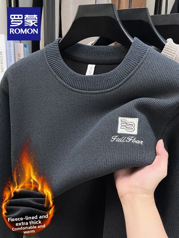 Rn Fce Lined Sweatirt round Ne Base Layer Thermal Clothing Autumn Winter New Sle Casual Faion Men's T-irt
Rn Fce Lined Sweatirt round Ne Base Layer Thermal Clothing Autumn Winter New Sle Casual Faion Men's T-irt