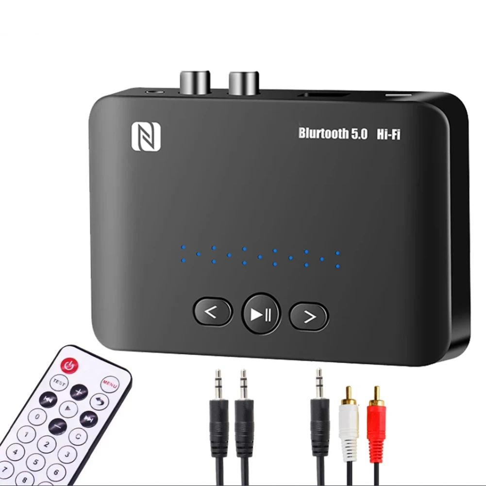 NFC Bluetooth 5,0 аудиоприемник 3,5 мм AUX RCA беспроводной стерео музыкальный адаптер Поддержка U-диска Воспроизведение с ИК-пультом дистанционного управления
NFC Bluetooth 5,0 аудиоприемник 3,5 мм AUX RCA беспроводной стерео музыкальный адаптер Поддержка U-диска Воспроизведение с ИК-пультом дистанционного управления