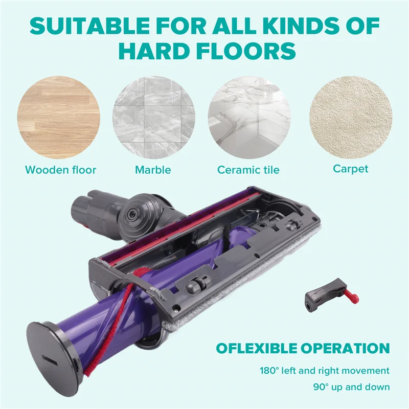A62K-Head For Dyson V7 V8 V10 V11 V15 Vaccum Cleaner Floor Brush Head Replacement Parts
A62K-Head For Dyson V7 V8 V10 V11 V15 Vaccum Cleaner Floor Brush Head Replacement Parts