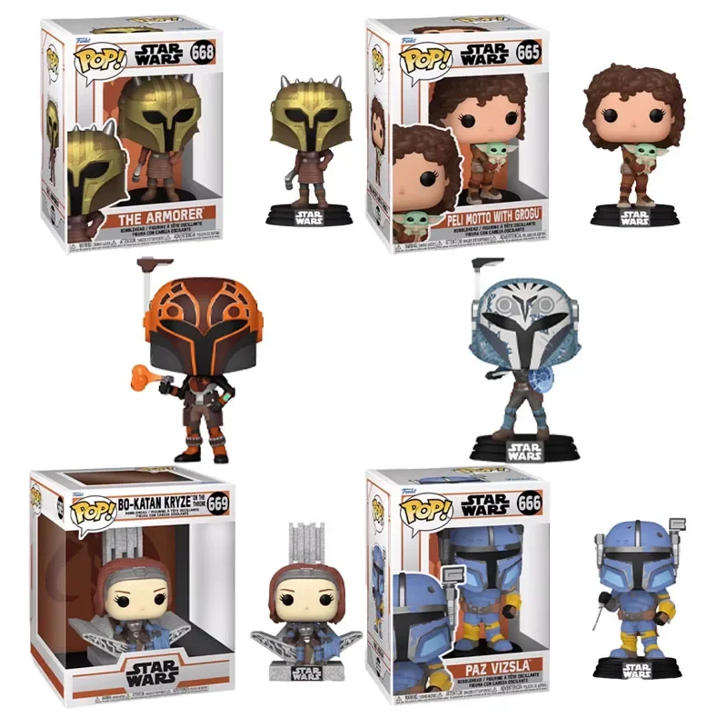FUNKO POP Виниловая фигурка Звездные войны Мандалорский Бо Катан Криз Peli Motto Grogu Подарки Игрушечная модель Аниме Фигурки Коллекционные украшения
FUNKO POP Виниловая фигурка Звездные войны Мандалорский Бо Катан Криз Peli Motto Grogu Подарки Игрушечная модель Аниме Фигурки Коллекционные украшения