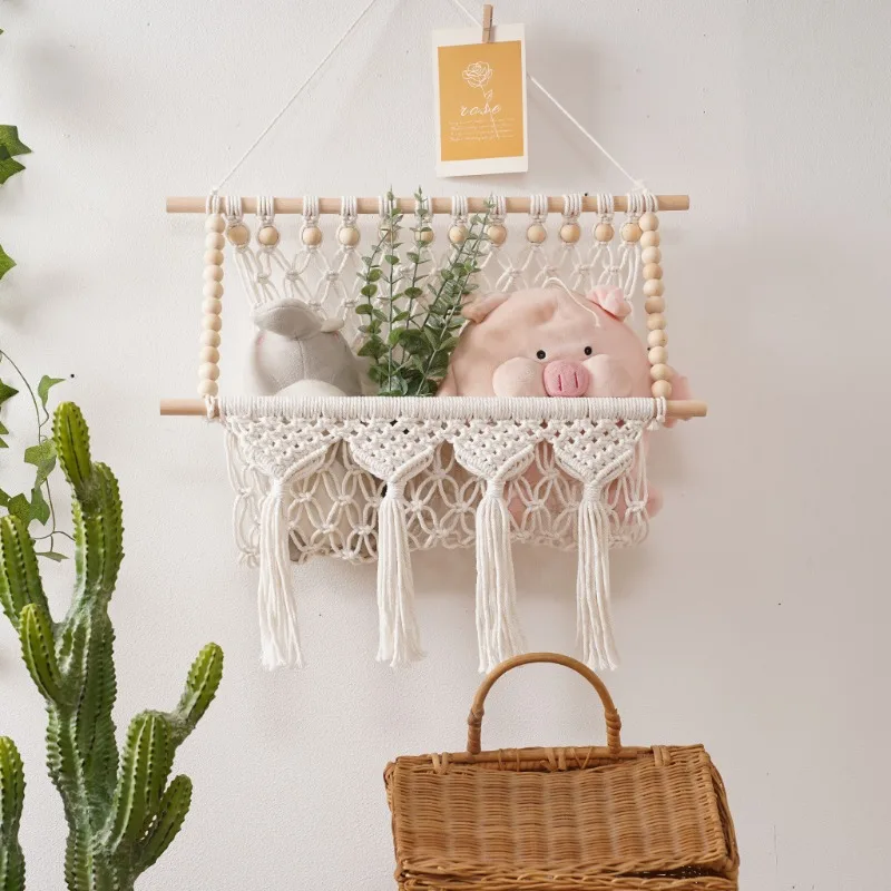 Hand woven, tapestries, wooden bead dolls, tassel mesh pockets, wall decoration
Hand woven, tapestries, wooden bead dolls, tassel mesh pockets, wall decoration