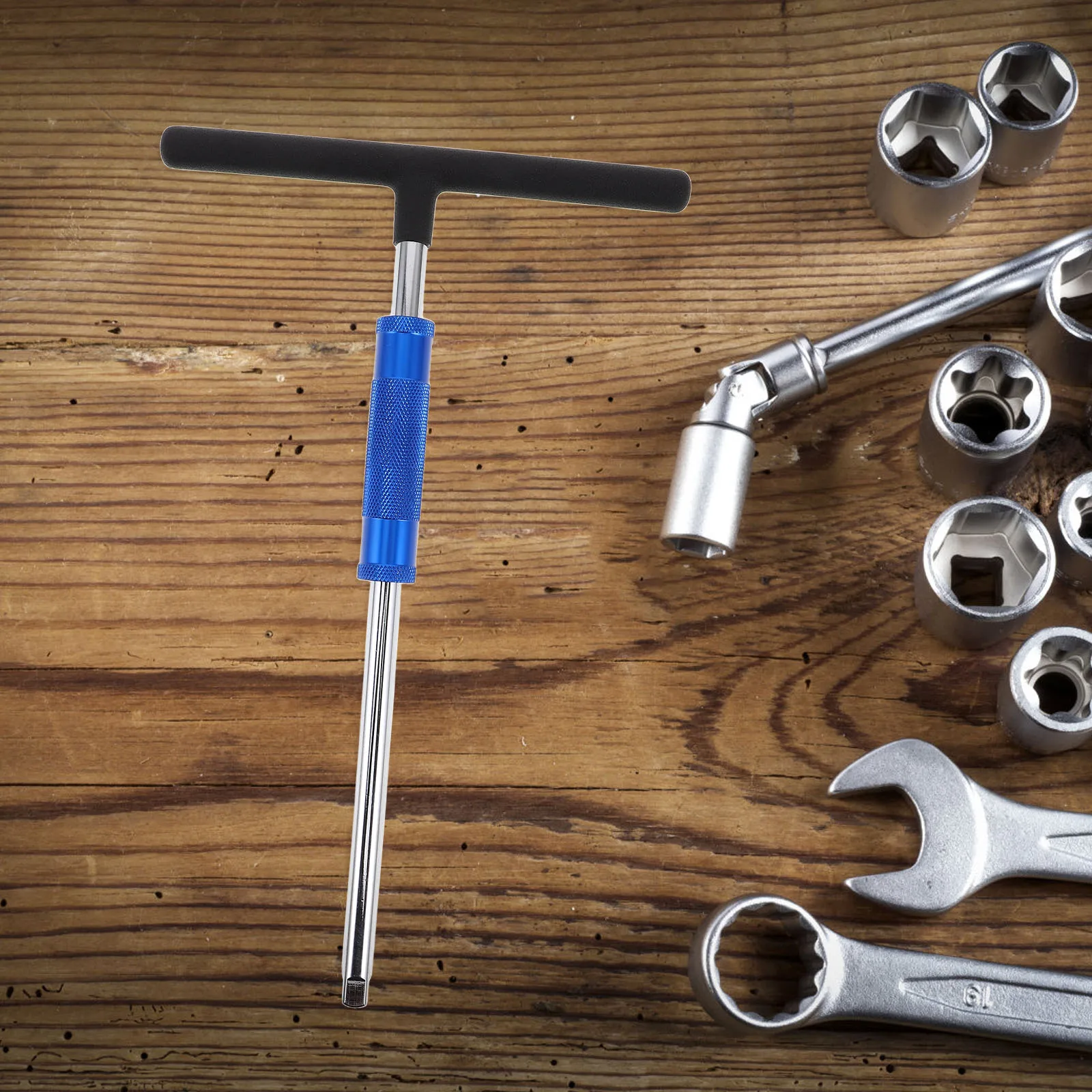 Socket Wrench Hand Labor-saving 3/8" T-type Extended Effortless Convenient Tools 
Socket Wrench Hand Labor-saving 3/8" T-type Extended Effortless Convenient Tools