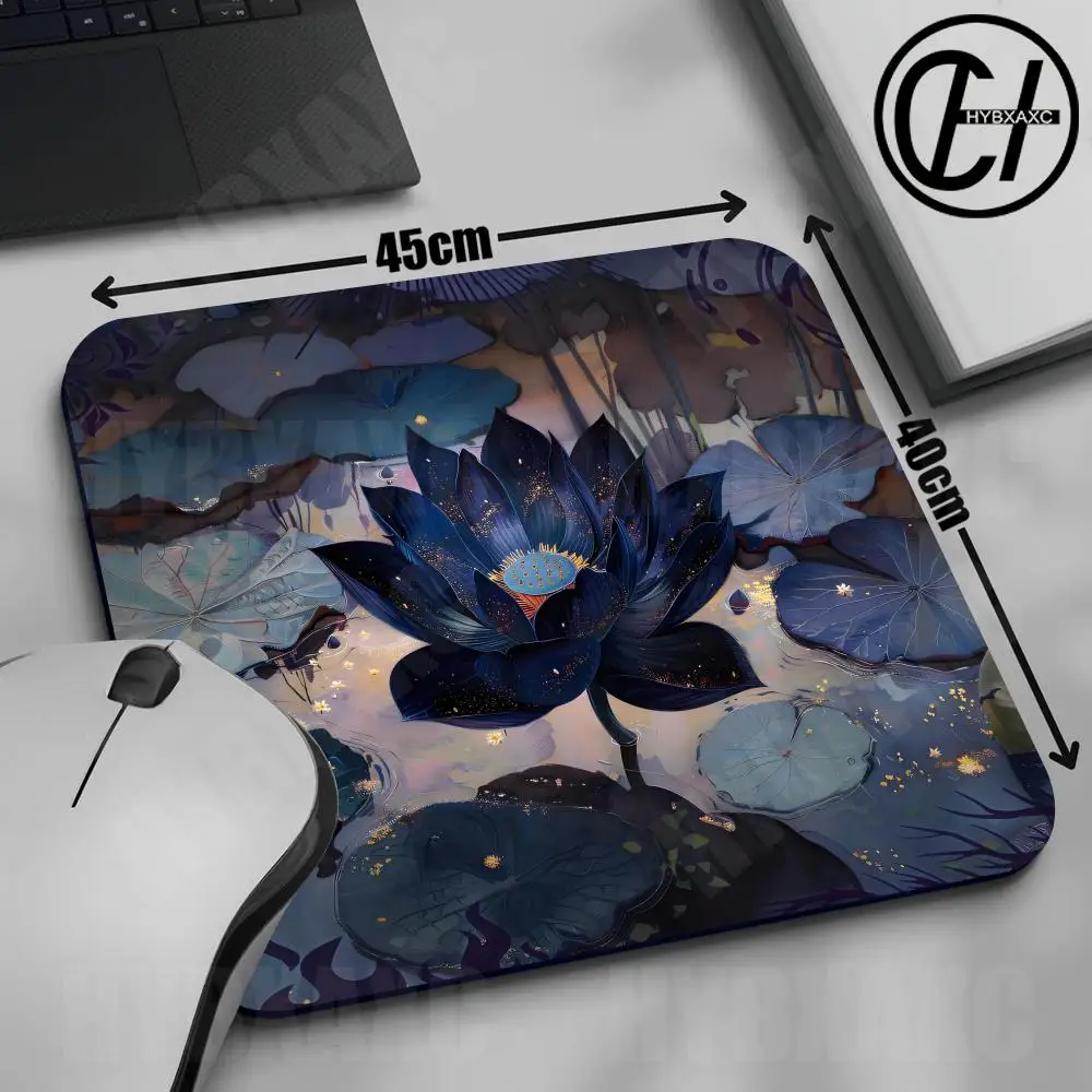 1pc Rubber Gaming Mouse Pad Dark Lotus Computer Desk Mat 45x40 Non-Slip Desk Accessories Office Rug Mouse Mat Blue Keyboards Mat
1pc Rubber Gaming Mouse Pad Dark Lotus Computer Desk Mat 45x40 Non-Slip Desk Accessories Office Rug Mouse Mat Blue Keyboards Mat