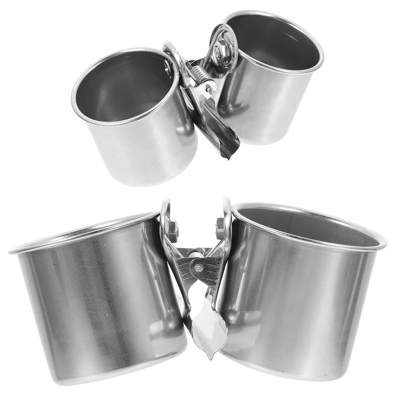 2Pcs StainlessSteelBirdBowl CageFeedingCup ParrotFeeder FoodCups PetBird RabbitPigeon Hamster
2Pcs StainlessSteelBirdBowl CageFeedingCup ParrotFeeder FoodCups PetBird RabbitPigeon Hamster