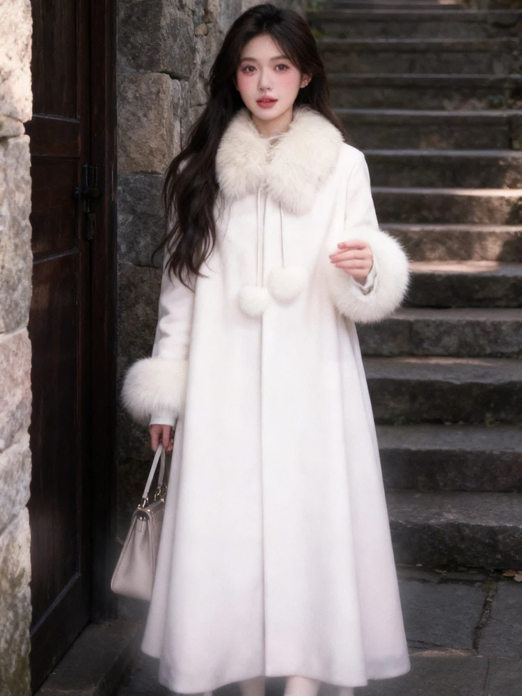 Женское длинное шерстяное пальто Ele: универсальное, элегантное, приталенное, с пуговицами, утепленное, зимняя верхняя одежда
Женское длинное шерстяное пальто Ele: универсальное, элегантное, приталенное, с пуговицами, утепленное, зимняя верхняя одежда