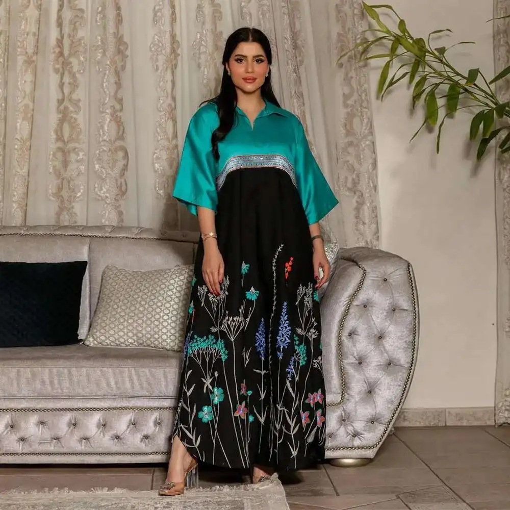 Xqy500242 Dubai Arab Spring/summer New Fashion Printed Contrast Robe Dress Robe Abaya Ramadan Dubai Luxury Islam Elegant
Xqy500242 Dubai Arab Spring/summer New Fashion Printed Contrast Robe Dress Robe Abaya Ramadan Dubai Luxury Islam Elegant