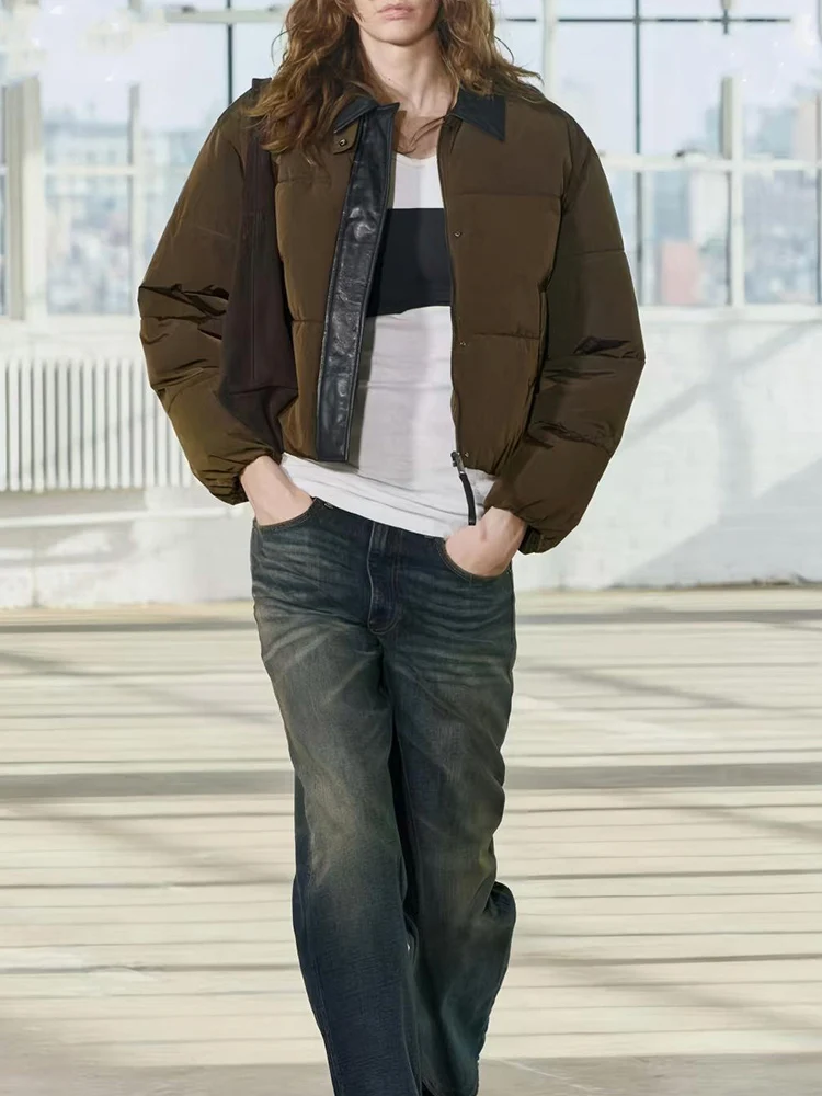 Зимняя новая модная женская одежда в европейском и американском стиле, свободное универсальное кожаное хлопковое пальто
Зимняя новая модная женская одежда в европейском и американском стиле, свободное универсальное кожаное хлопковое пальто