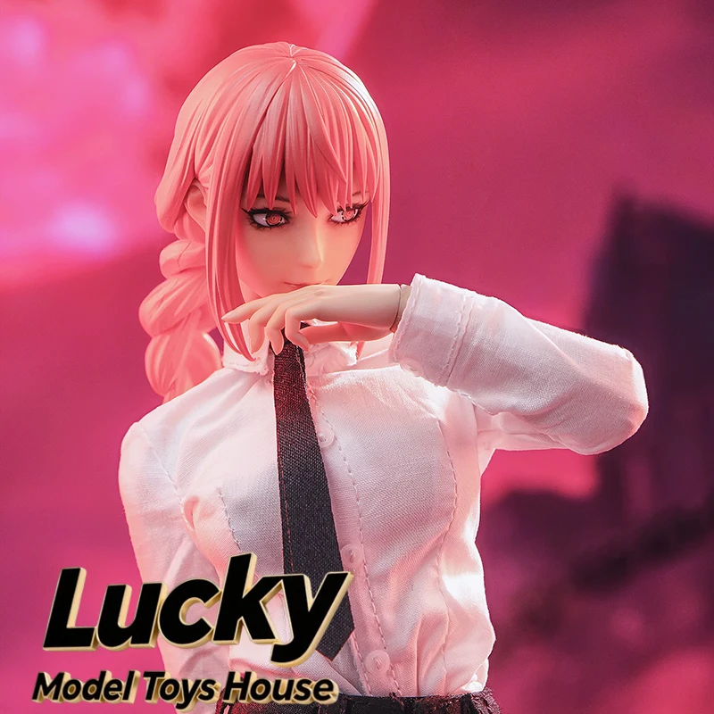 NekPop Studio NEK001 1/6 Pink Hair Makima Female Action Figure White Shirt Black Windbreaker Cloth Design 12inch Soldier Model
NekPop Studio NEK001 1/6 Pink Hair Makima Female Action Figure White Shirt Black Windbreaker Cloth Design 12inch Soldier Model