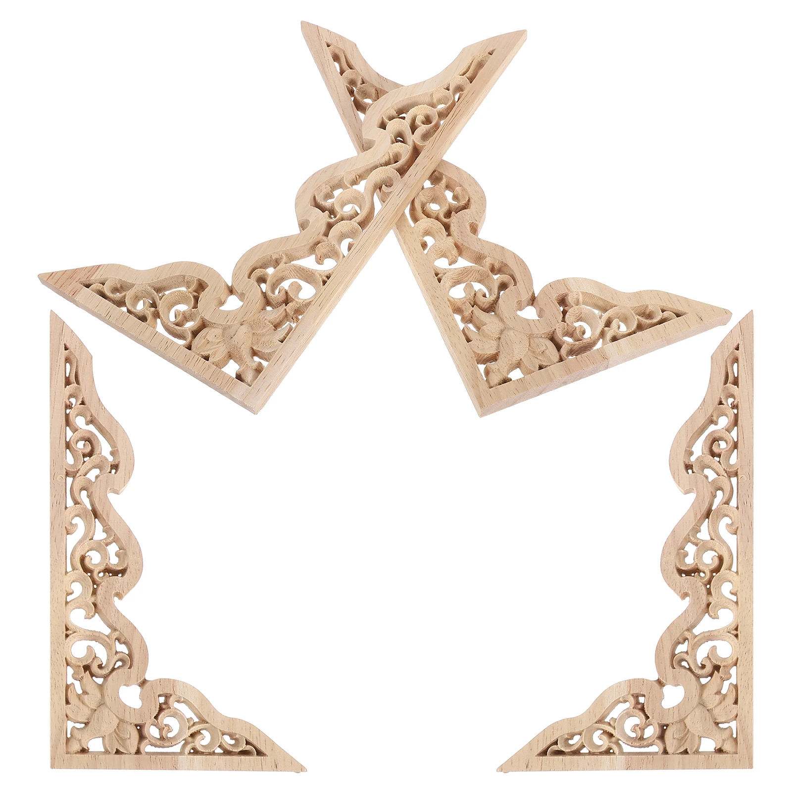 4pcs Carving Decals Carved Applique Beige Cabinet Corner Wood Carved Applique Onlay Furniture Decor Solid Wood
4pcs Carving Decals Carved Applique Beige Cabinet Corner Wood Carved Applique Onlay Furniture Decor Solid Wood