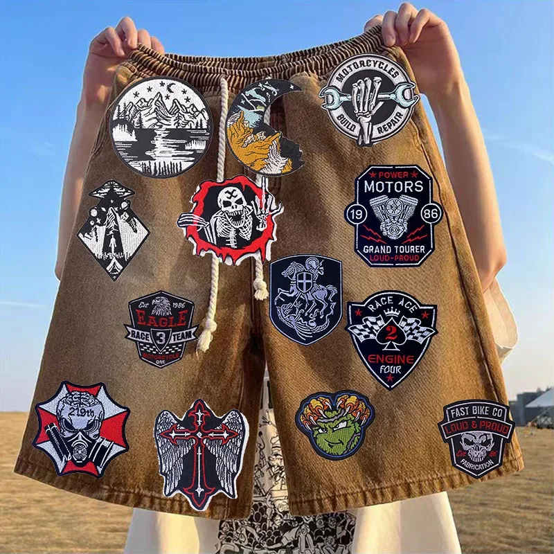Iron On Patches for Clothes Evil Spirit Clothing Stickers Fabric Sewing Embroidered Patch Thermal Adhesive Applique Fusible
Iron On Patches for Clothes Evil Spirit Clothing Stickers Fabric Sewing Embroidered Patch Thermal Adhesive Applique Fusible