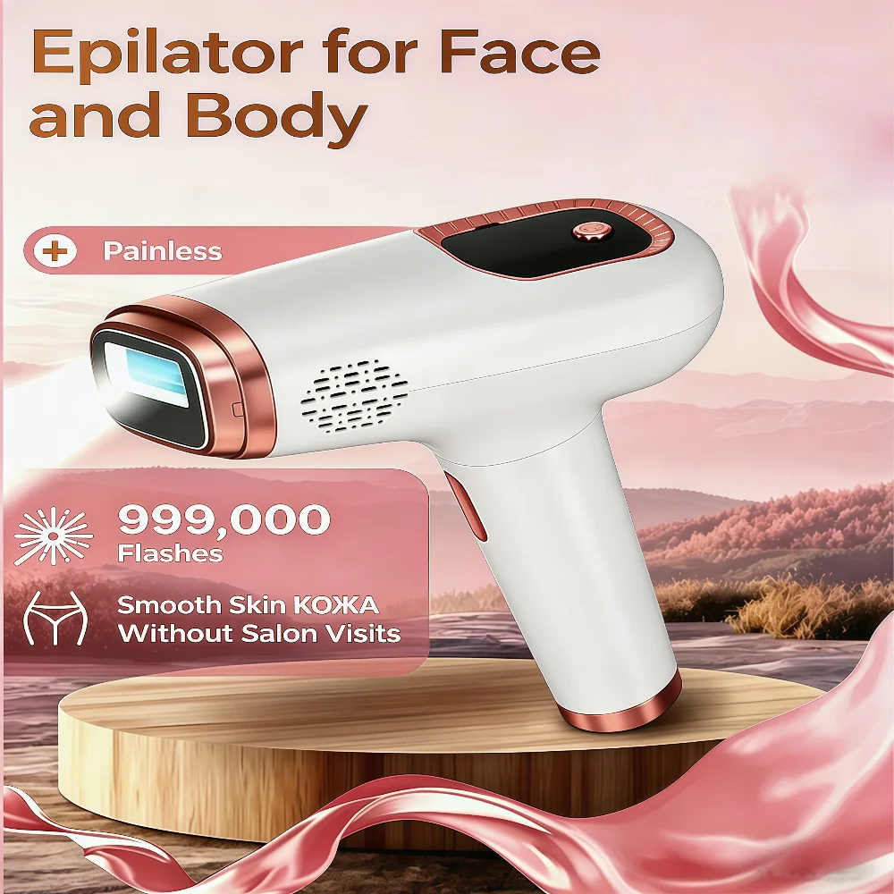 Permanent Laser Hair Removal Bikini Women's IPL Depilators Shaver Facial Hair Cutting Machine Men's Razo to Remove Hair Trimmer
Permanent Laser Hair Removal Bikini Women's IPL Depilators Shaver Facial Hair Cutting Machine Men's Razo to Remove Hair Trimmer