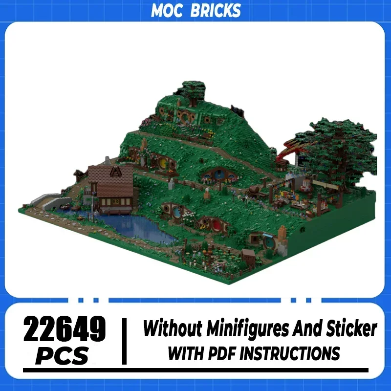 Moc Building Blocks Movie Scene Bag End House Model Technology Bricks DIY Assembly Magical Rings Tribe Street View Toys Gifts
Moc Building Blocks Movie Scene Bag End House Model Technology Bricks DIY Assembly Magical Rings Tribe Street View Toys Gifts