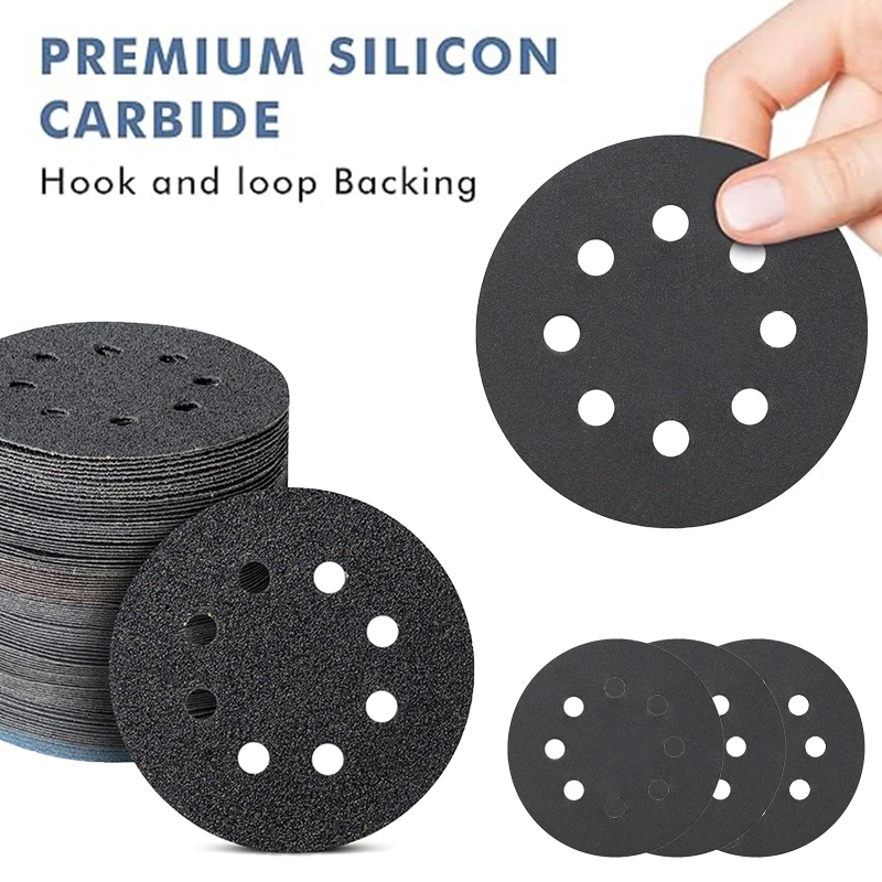 10/20/50 Pcs 5 Inch Sanding Discs 8 Holes Wet/Dry Sandpaper Pads Set Hook & Loop Abrasive Sander Paper for Polishing Tools
10/20/50 Pcs 5 Inch Sanding Discs 8 Holes Wet/Dry Sandpaper Pads Set Hook & Loop Abrasive Sander Paper for Polishing Tools
