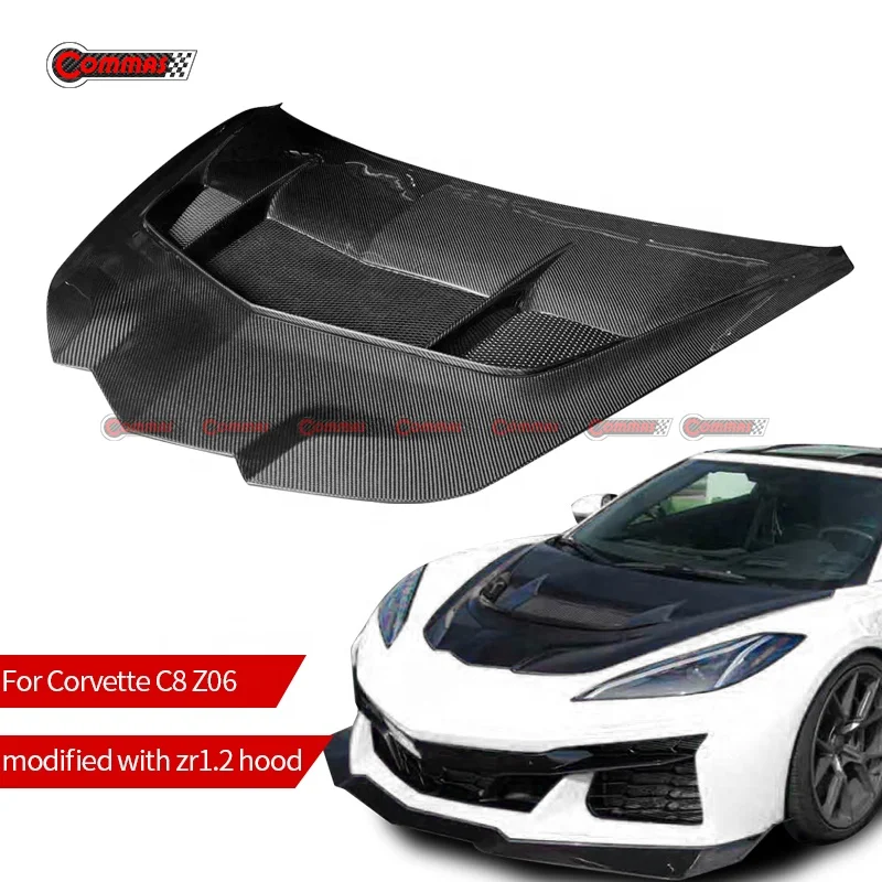 Latest New Design Carbon Fiber Upgrade To ZR1 ZR1.2 Style Car Engine Hood Cover For Chevrolet Corvette C8 Z06 Auto Parts
Latest New Design Carbon Fiber Upgrade To ZR1 ZR1.2 Style Car Engine Hood Cover For Chevrolet Corvette C8 Z06 Auto Parts