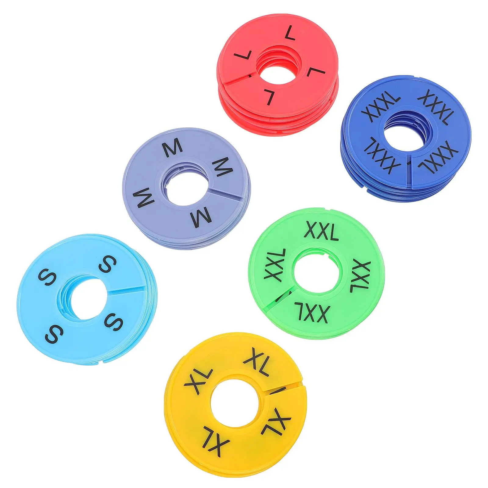 60 Pcs Clothing Size Rack Dividers Plastic Wardrobe Closet Organizers Sizing Rings Marks Bright Color Easy Find Clothes Home
60 Pcs Clothing Size Rack Dividers Plastic Wardrobe Closet Organizers Sizing Rings Marks Bright Color Easy Find Clothes Home