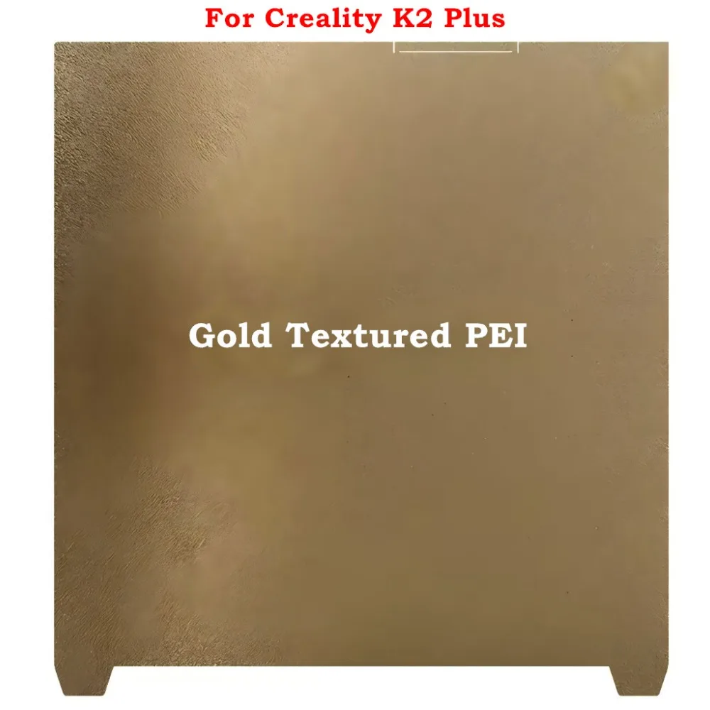 K2 Plus Build Plate Textured PEI Sheet 370x370mm For Creality K2 Plus Double Sided PEI Spring Steel Print Bed Strong Adhesion
K2 Plus Build Plate Textured PEI Sheet 370x370mm For Creality K2 Plus Double Sided PEI Spring Steel Print Bed Strong Adhesion